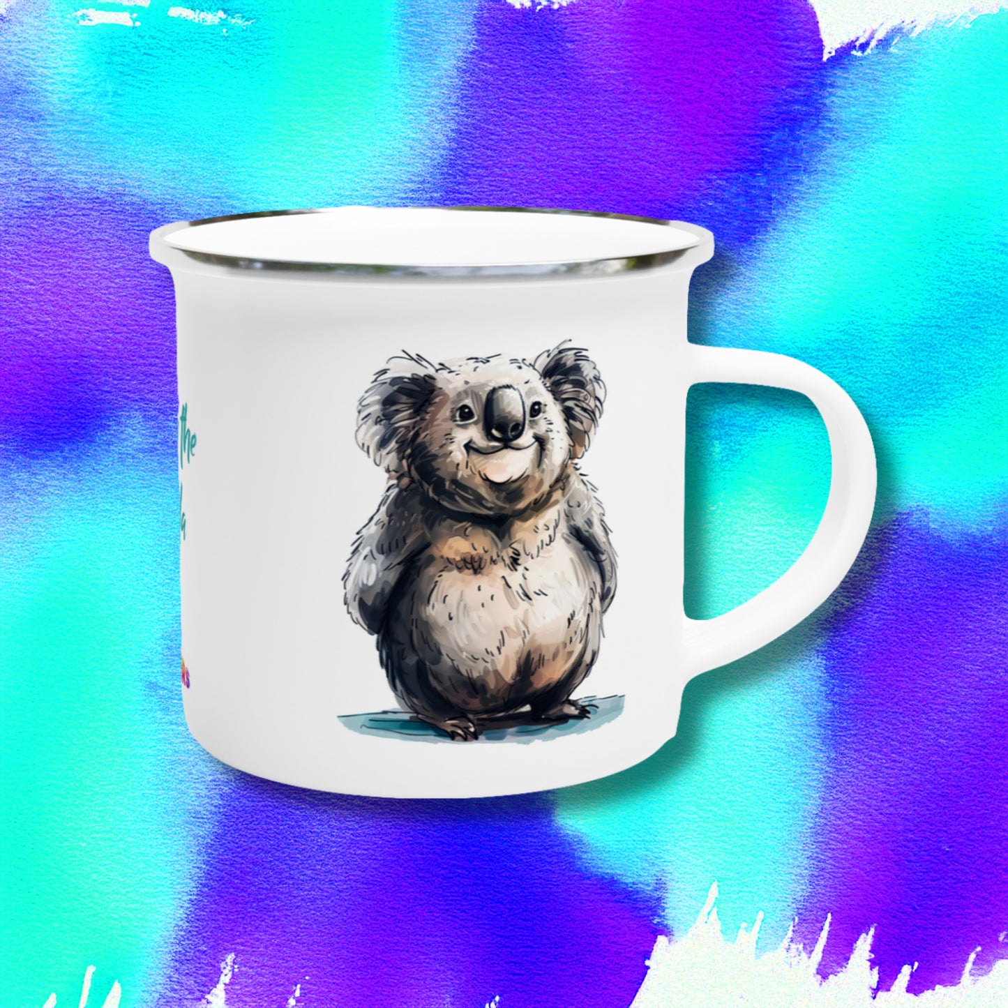 Kevin the Koala enamel mug