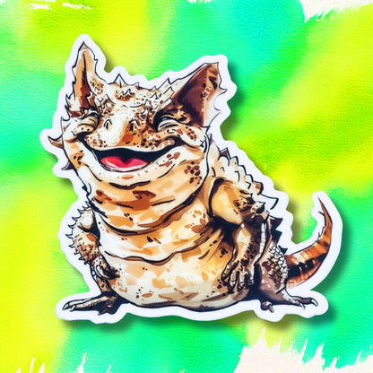 Trent the Thorny Devil die-cut vinyl sticker