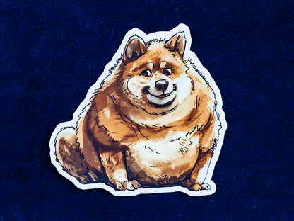 Dazza the Dingo die-cut vinyl sticker