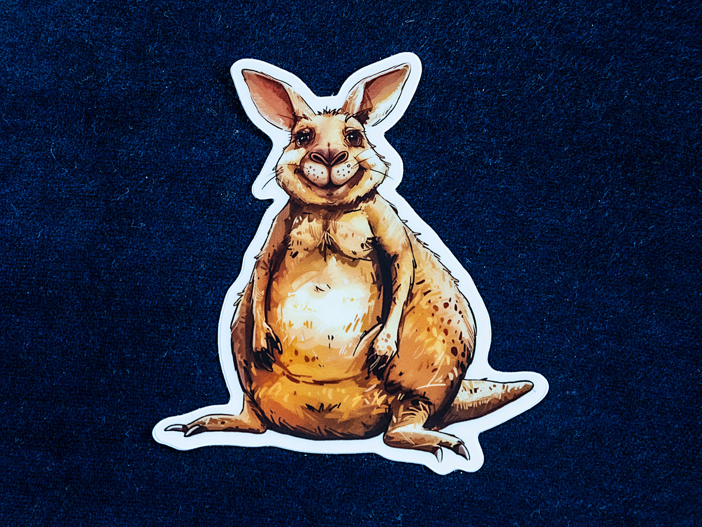 Keith the Kangaroo die-cut vinyl sticker