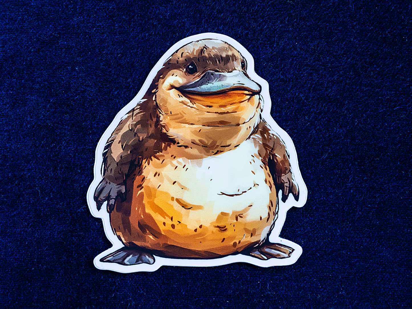 Paddy the Platypus die-cut vinyl sticker