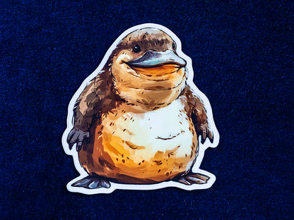 Paddy the Platypus die-cut vinyl sticker