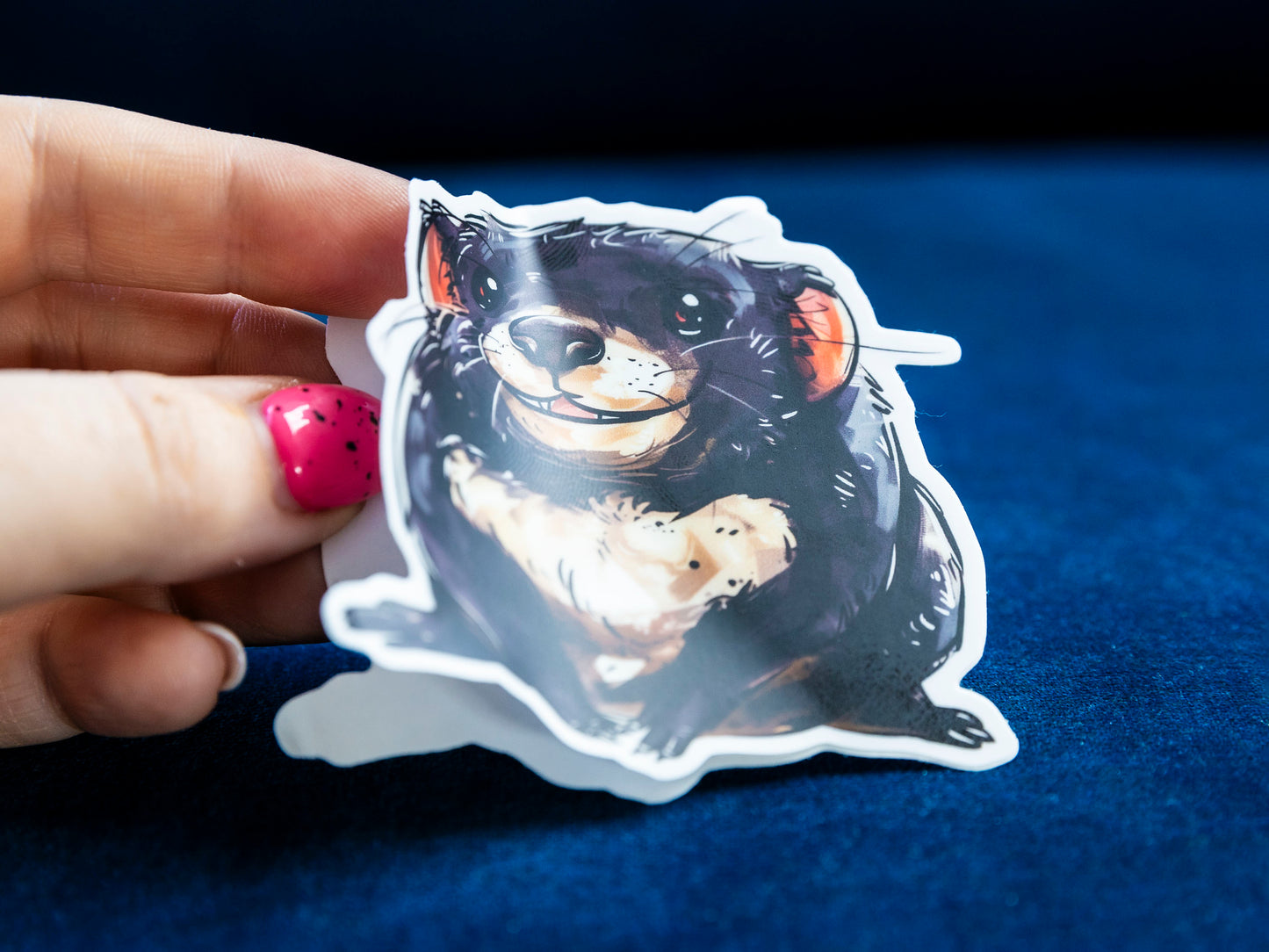 Terry the Tassie Devil die-cut vinyl sticker