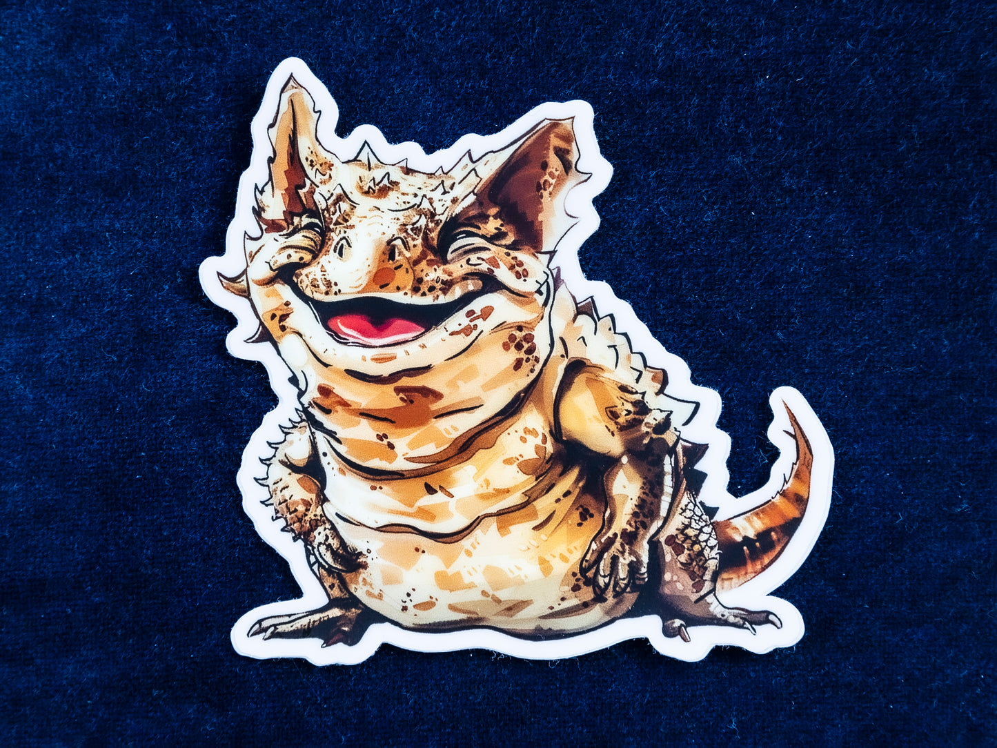 Trent the Thorny Devil die-cut vinyl sticker