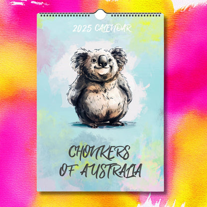 Chonkers of Australia 2025 wall calendar