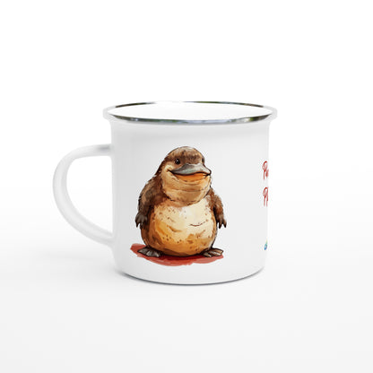 Paddy the Platypus enamel mug