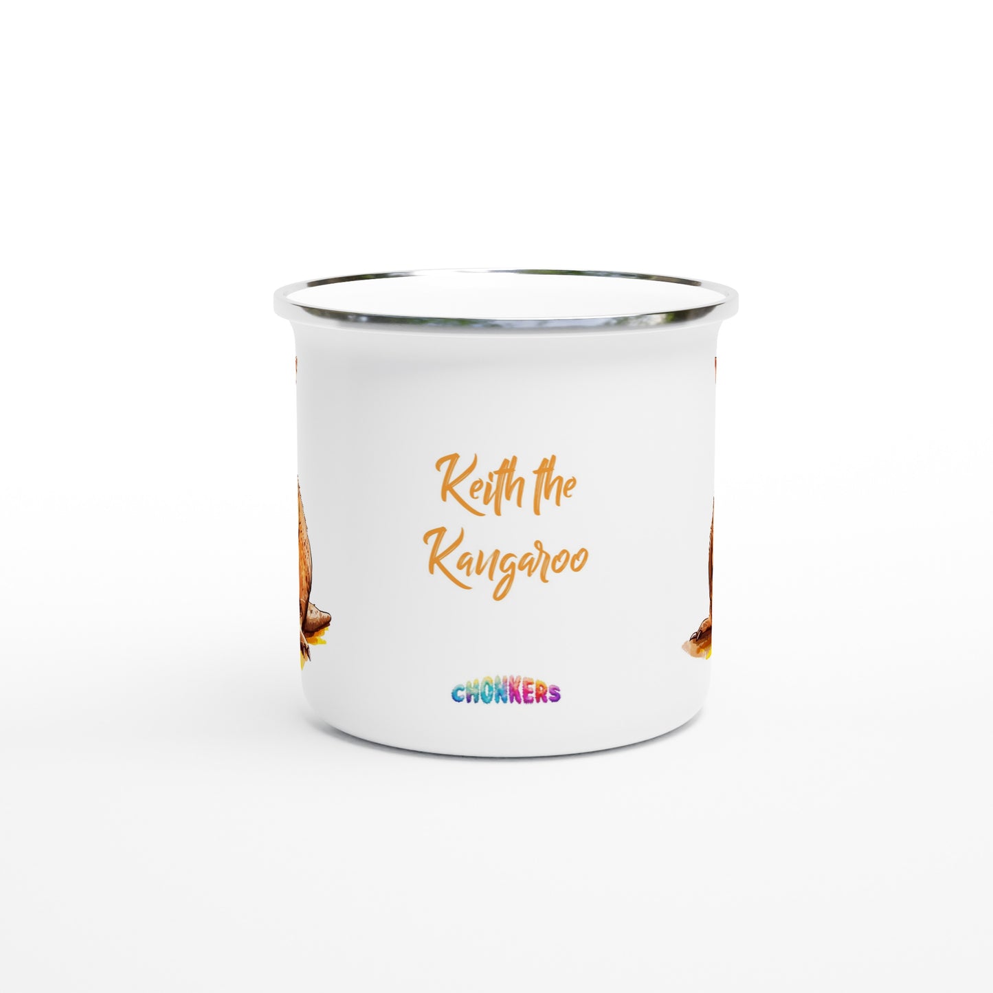 Keith the Kangaroo enamel mug