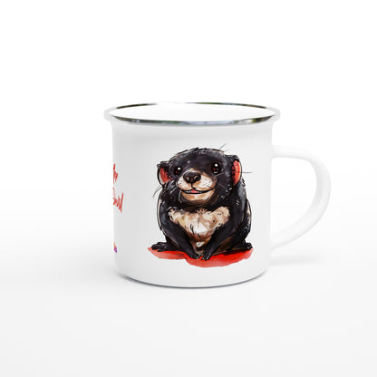 Terry the Tassie Devil enamel mug