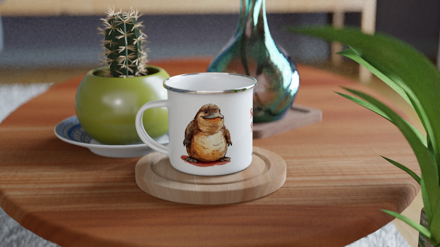 Paddy the Platypus enamel mug