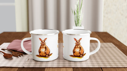 Keith the Kangaroo enamel mug